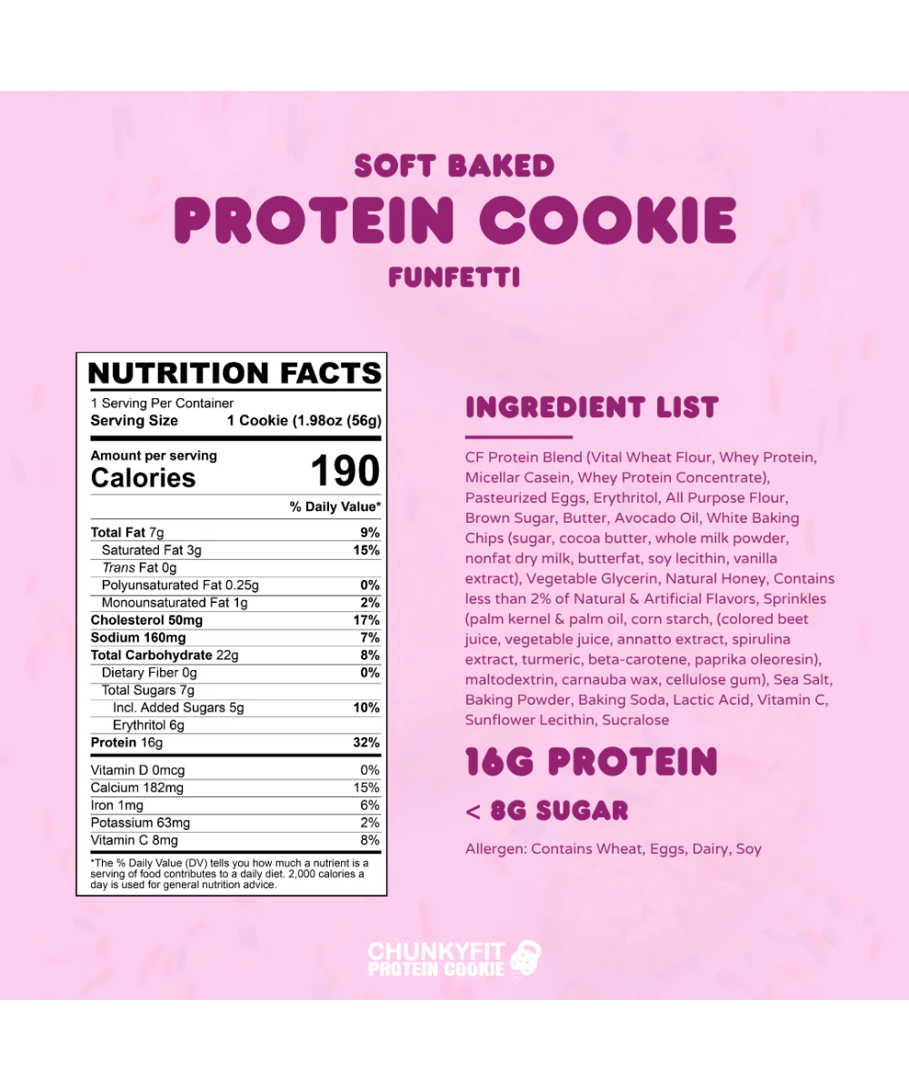 ChunkyFit Protein Cookie Single