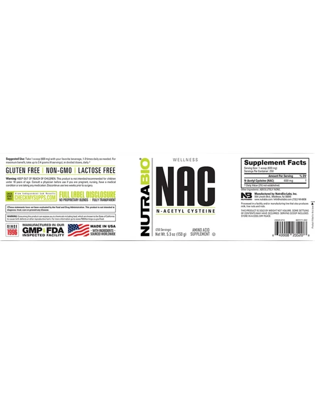 Nutrabio NAC Powder