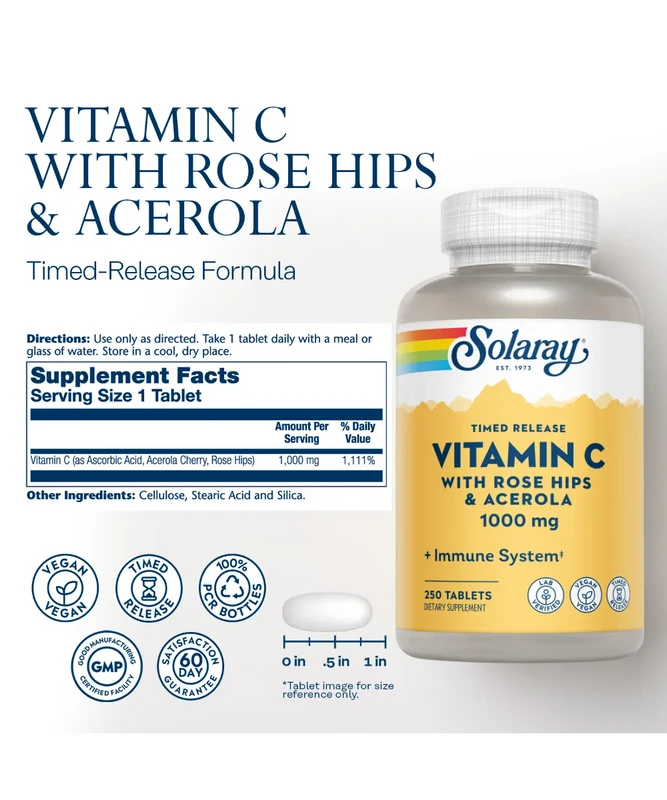 Vitamin C w/ Rose Hips 1000mg