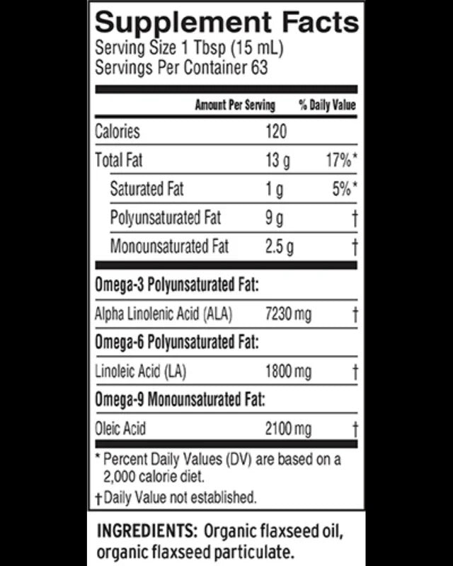 Barlean's 32oz Lignan Flax Oil