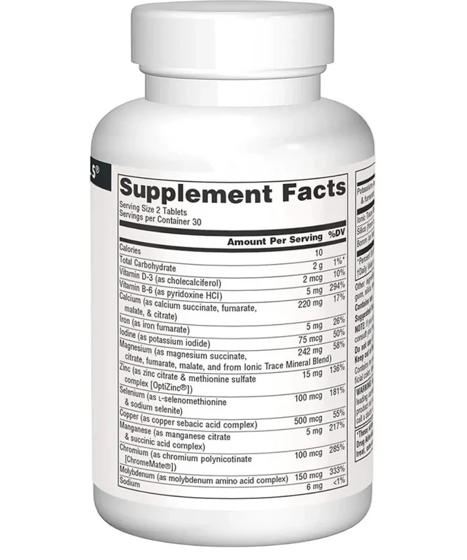 Life Minerals Multi W/ Iron (60 tabs)
