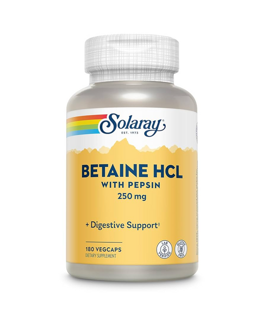 Betaine HCl w/ Pepsin 250mg
