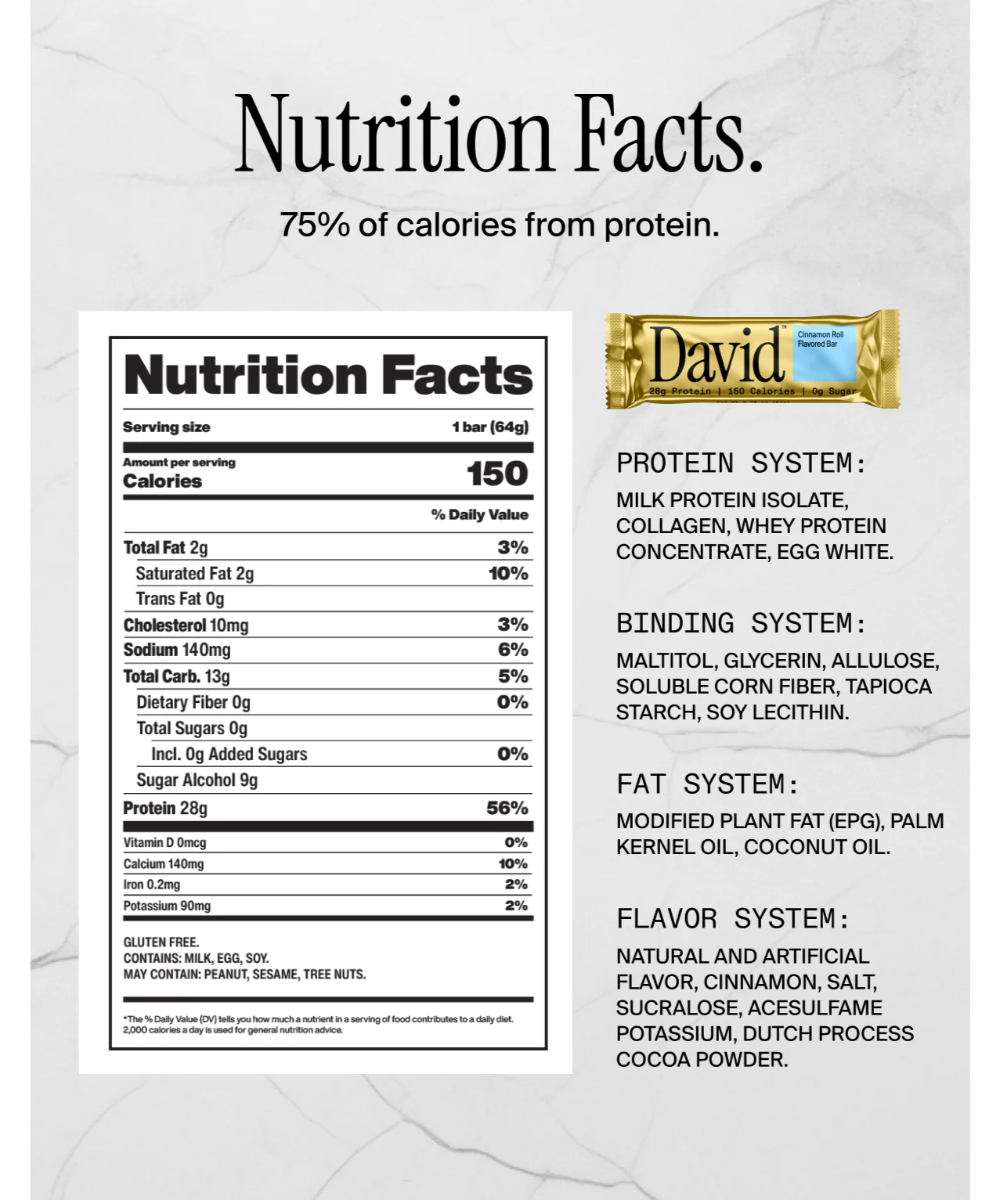 David Protein Bar Case/12