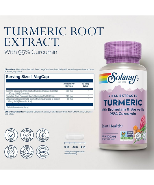 Turmeric w/ Bromelain 200mg