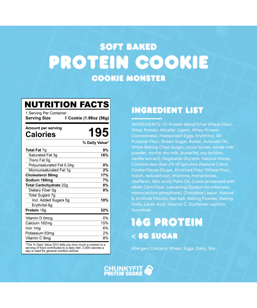 ChunkyFit Protein Cookie Single