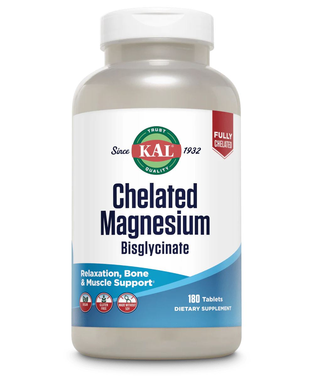 Chelated Magnesium Glycinate 180 Tablets