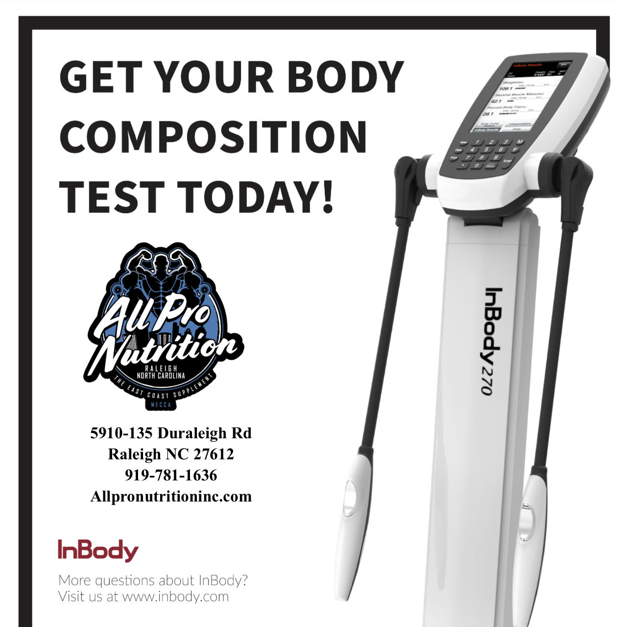 Nutrition Body Fat Testing