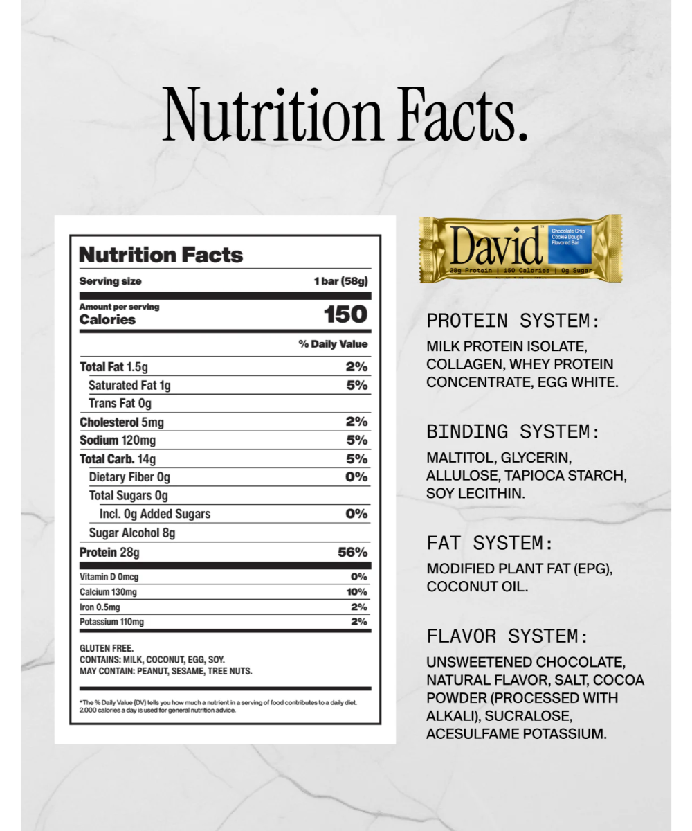 David Protein Bar Case/12