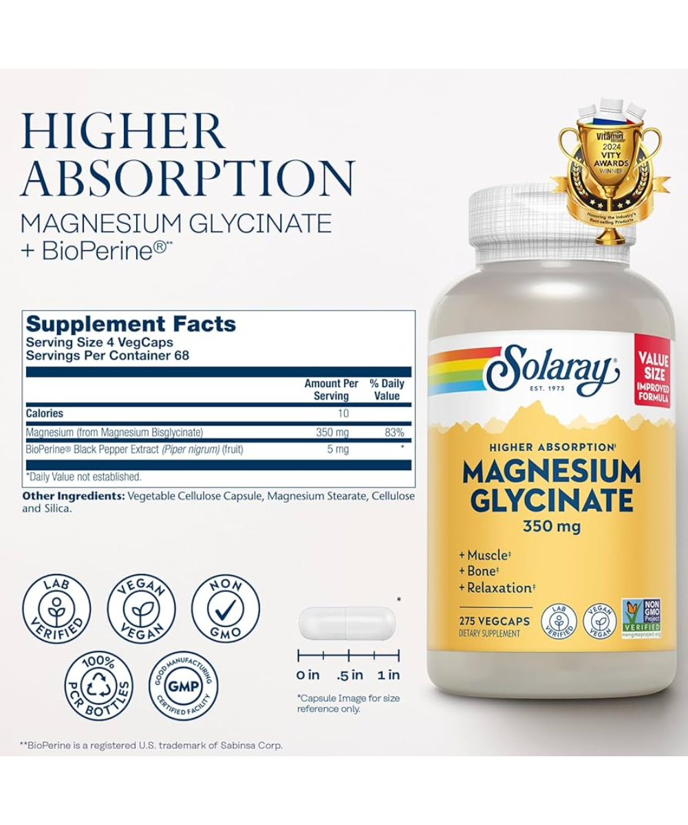 Magnesium Glycinate 350mg