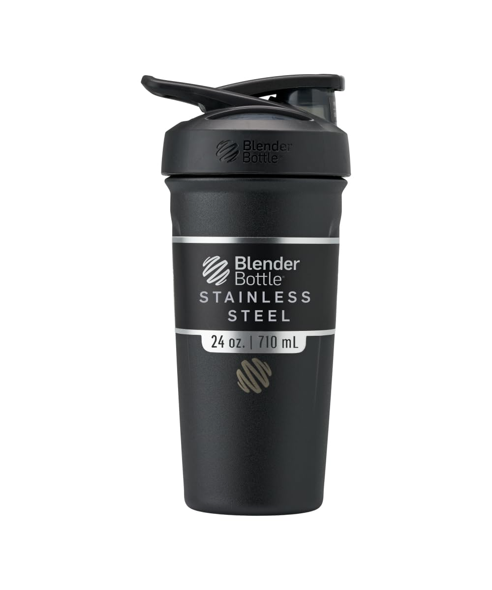 Strada Stainless Steel Blender bottle