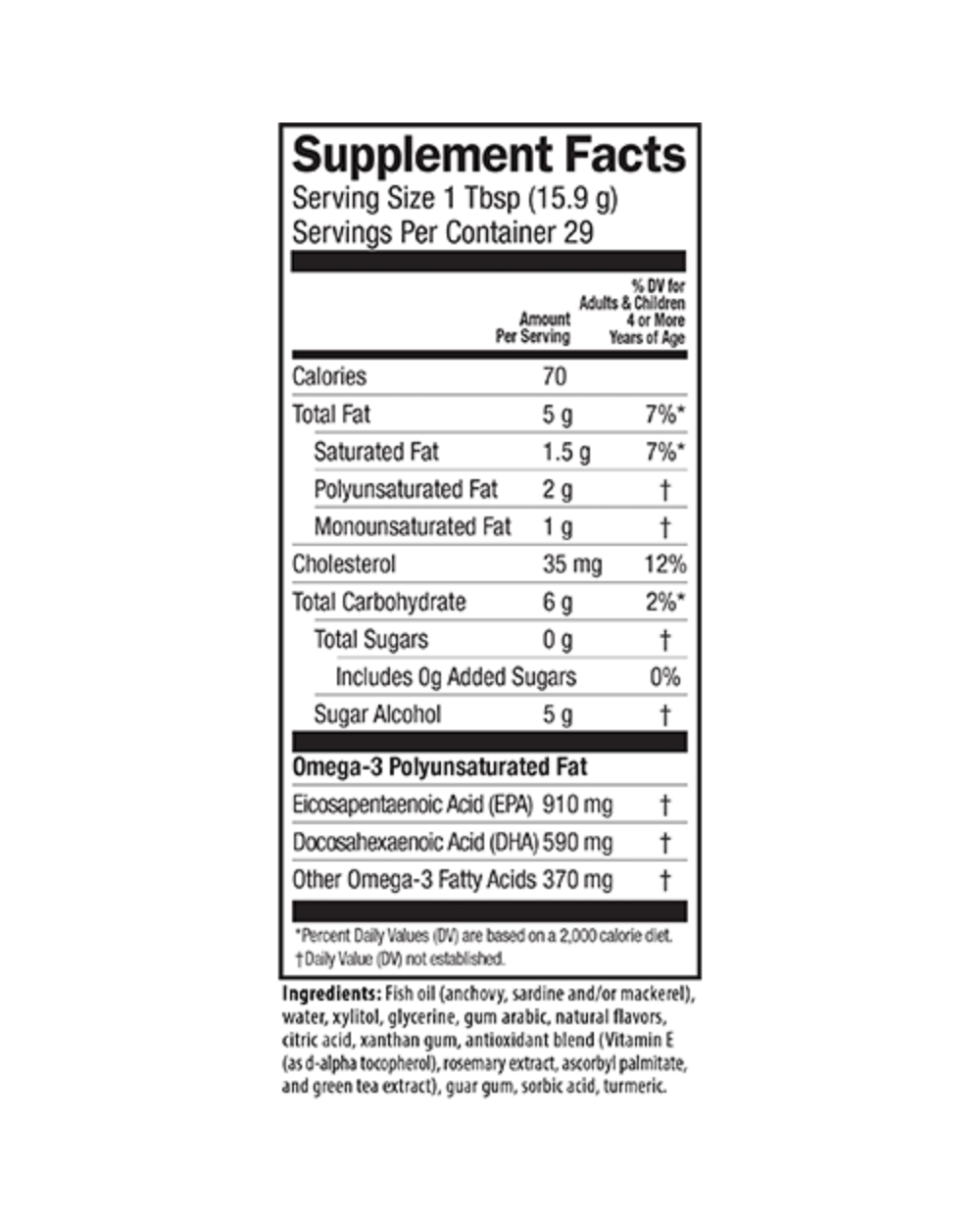 Omega 3 High Potency Key Lime