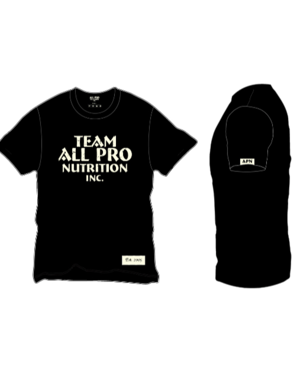 (Custom) APN State T-Shirts Black