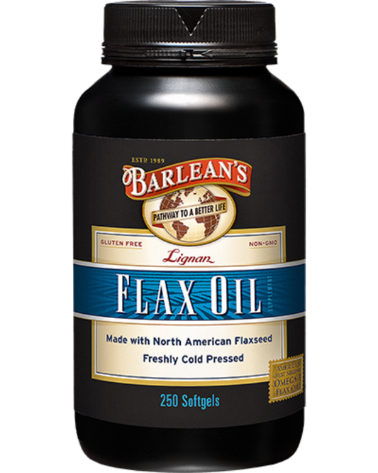 Barlean 250ct high Lignan Flax Caps