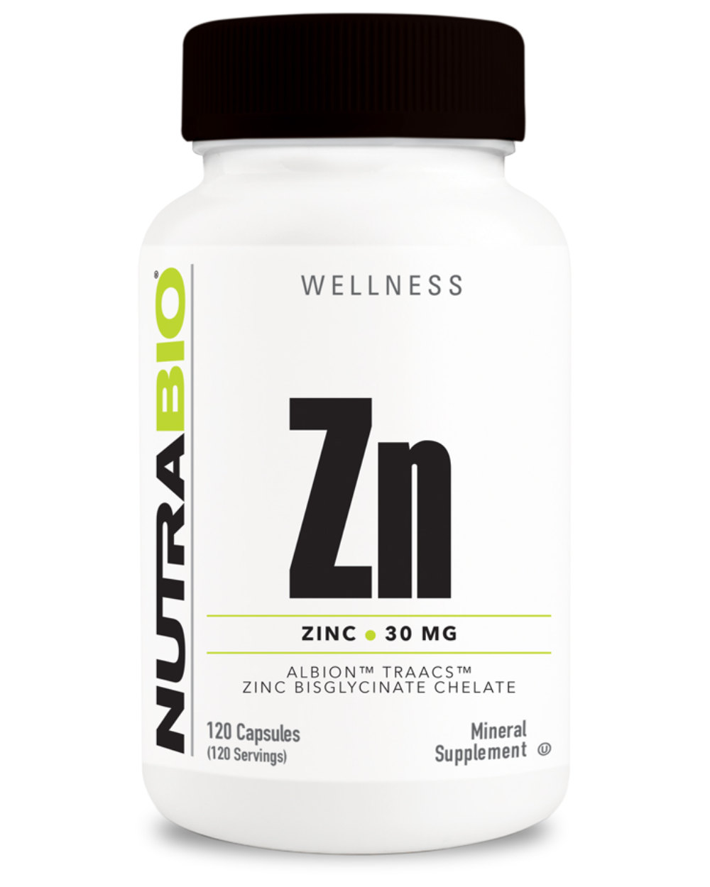 Zinc Chelate 30mg (NutraBio)