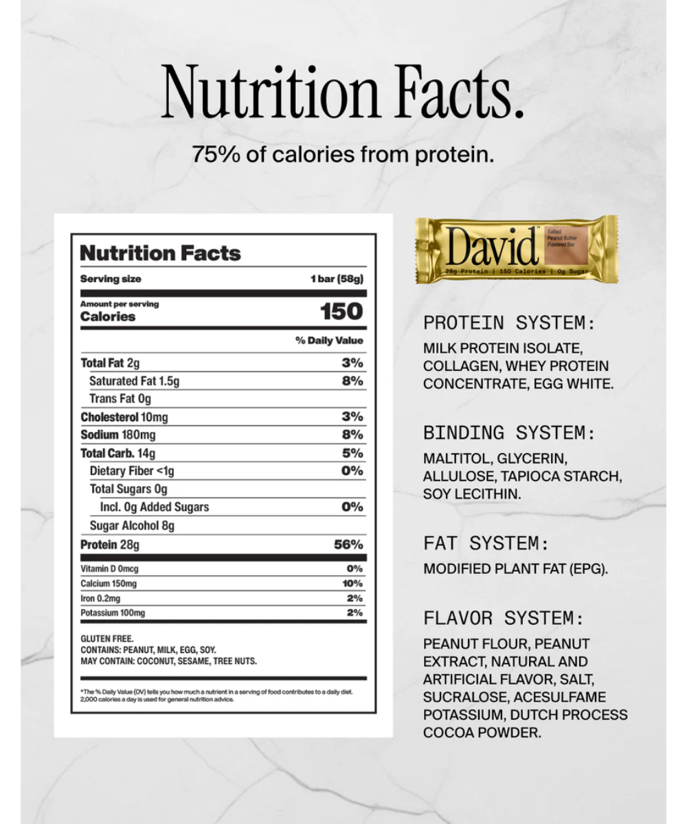 David Protein Bar Case/12