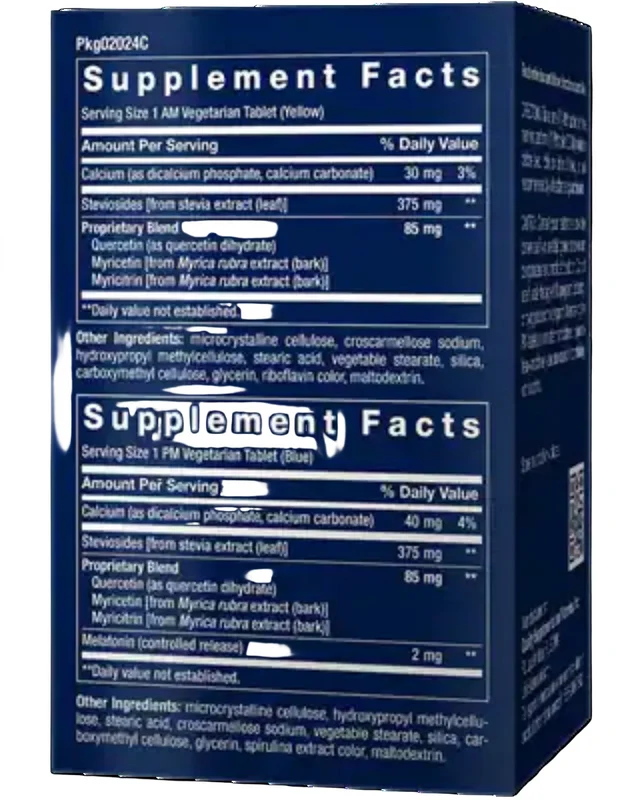 Triple Action Blood Pressure am/pm formula
