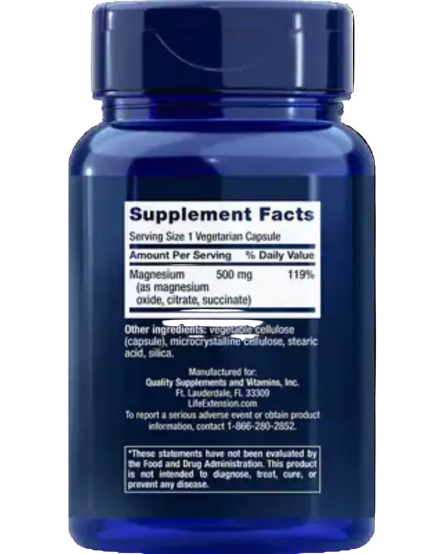 Magnesium 500MG Life Extension