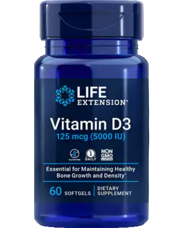 Life Extension Vitamin D3 5000 iu