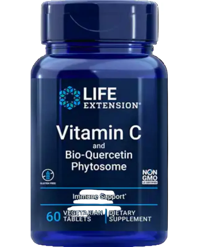 Vitamin C and Bio-Quercetin Phytosome, 60 vegetarian tablets