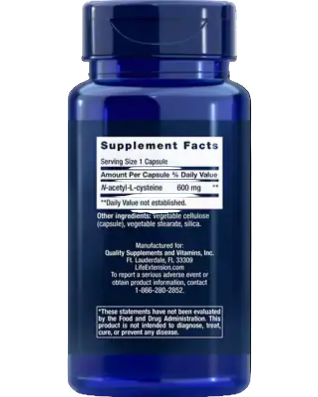 NAC 600mg  Life Extension