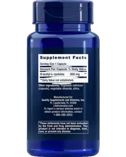 NAC 600mg  Life Extension