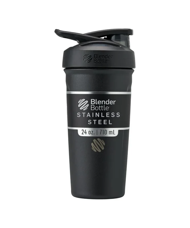 Strada Stainless Steel Blender bottle