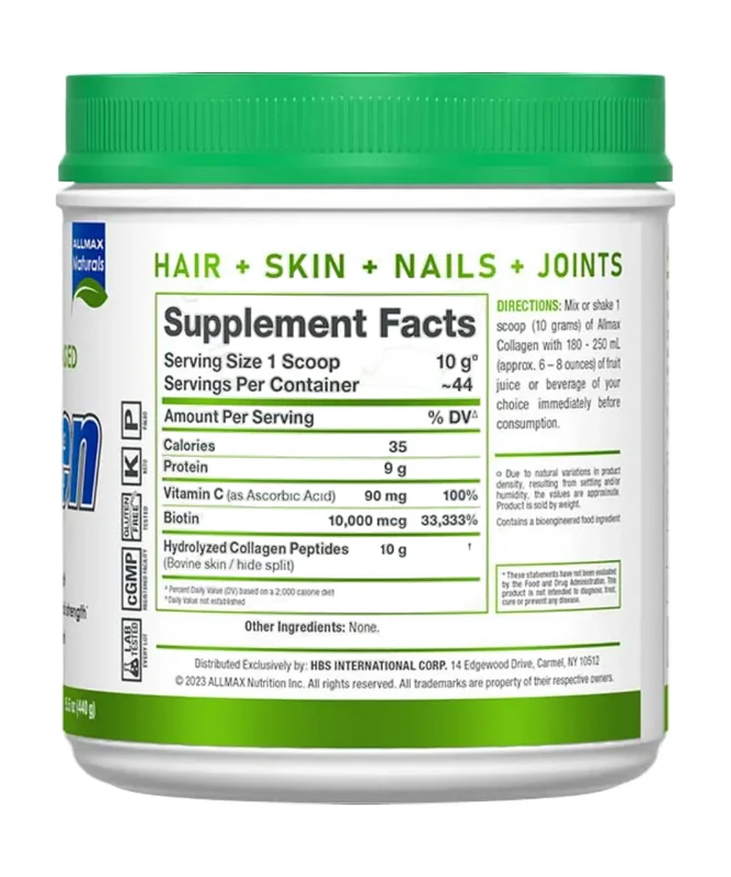 Pasture Fed Collagen + Biotin