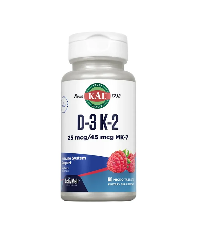 25mcg D3 + 45mcg K2