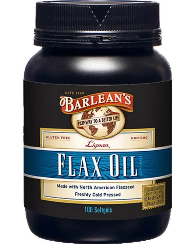 Barlean 100ct Lignan Flax Caps