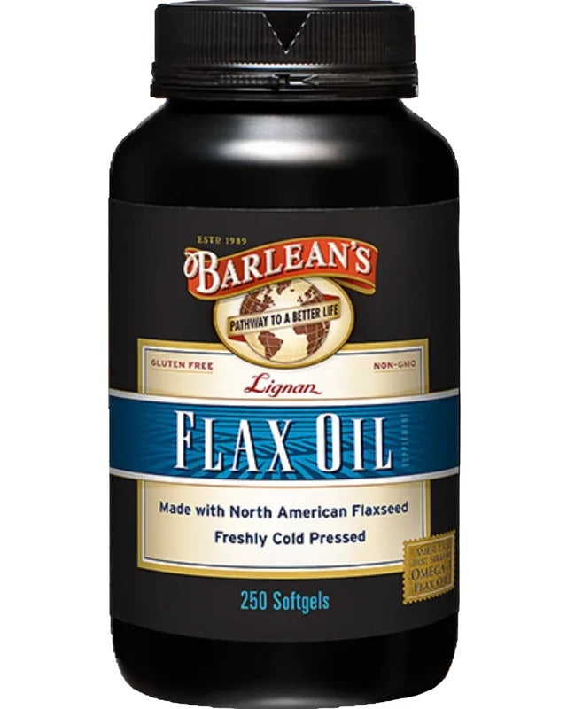 Barlean 250ct high Lignan Flax Caps
