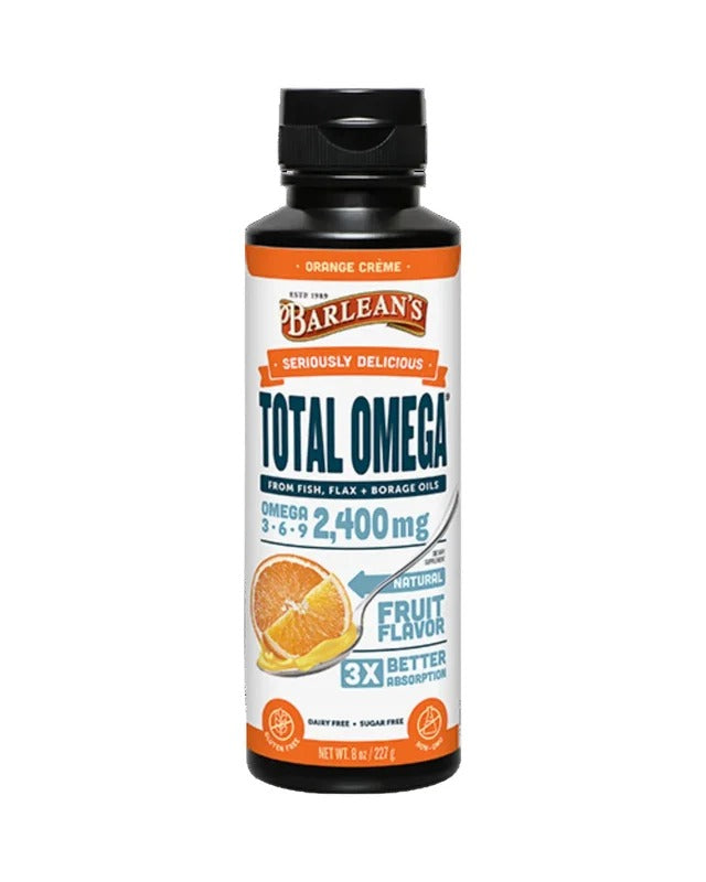 Barleans Orange Creme 8oz Fish Oil