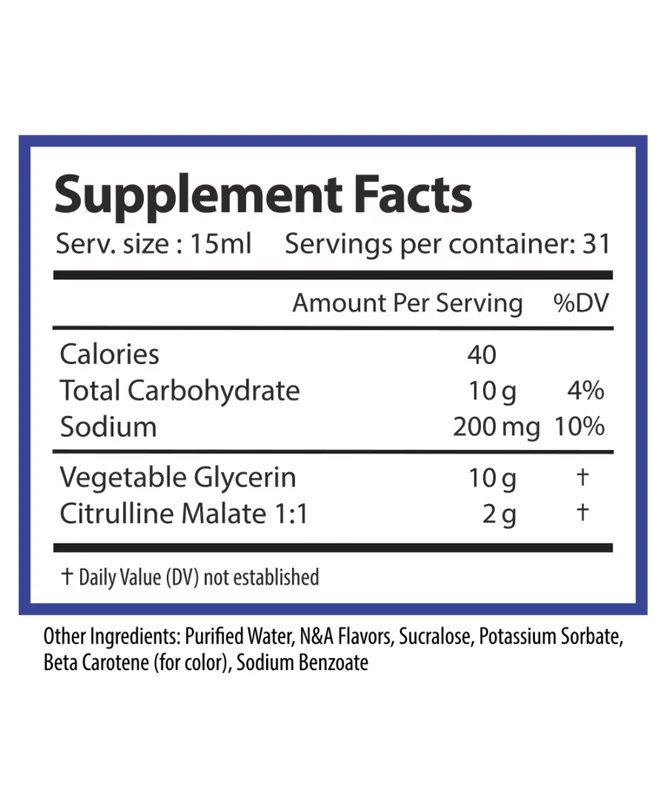 Glycerol Liquid Pump Formula