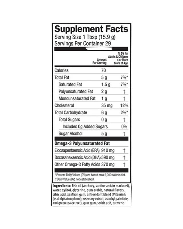 Omega 3 High Potency Key Lime