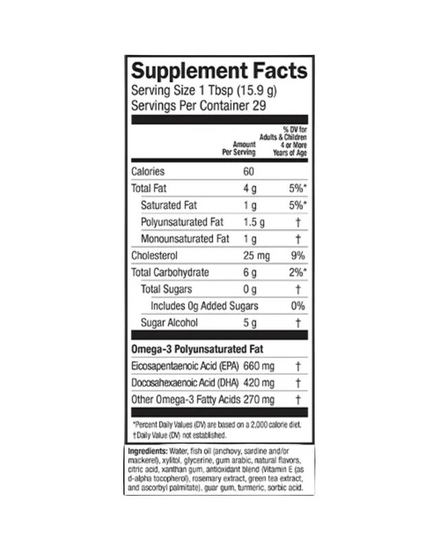 Omega Swirl Lemon Fish Oil