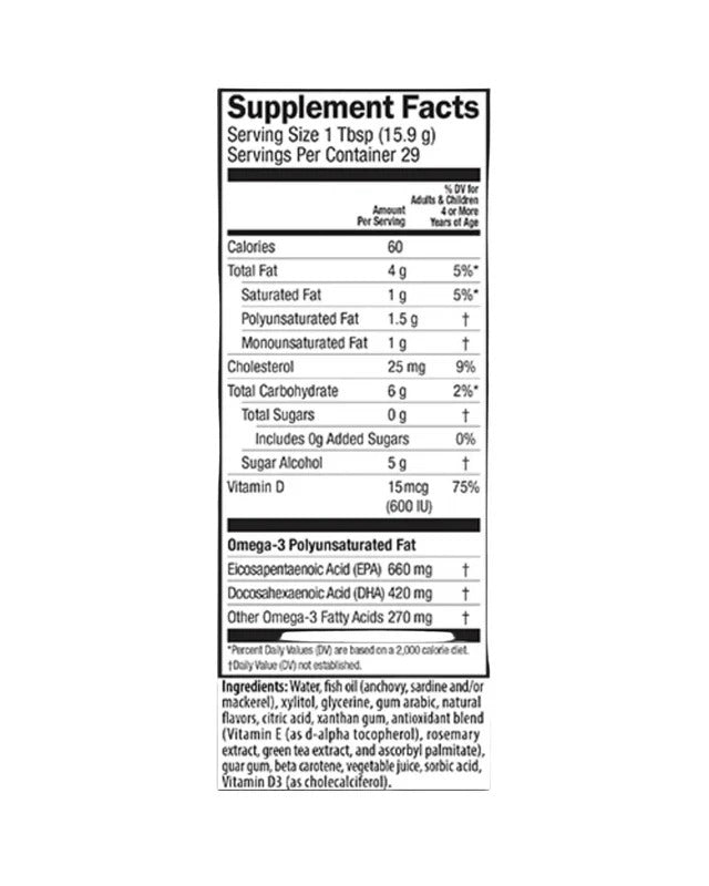 Omega Swirl Mango Peach Fish oil