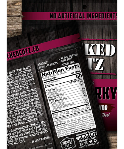 Wicked Cutz Beef Jerky