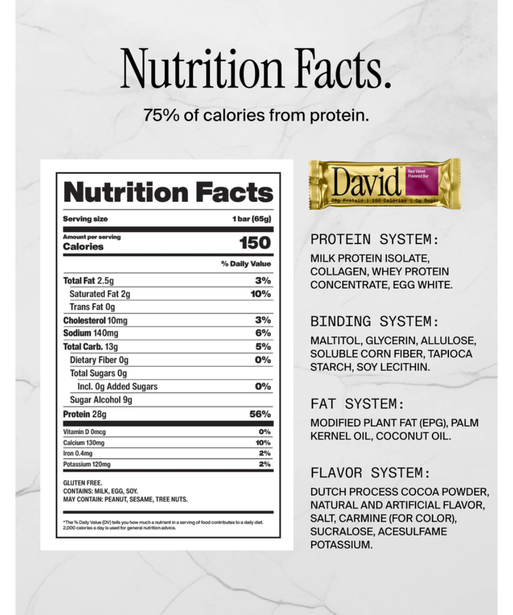 David Protein Bar Case/12