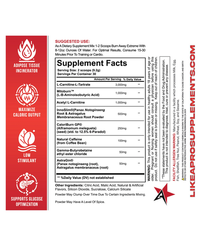 Burn Away Extreme – All Pro Nutrition Inc.