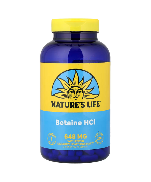Betaine HCL 250 caps