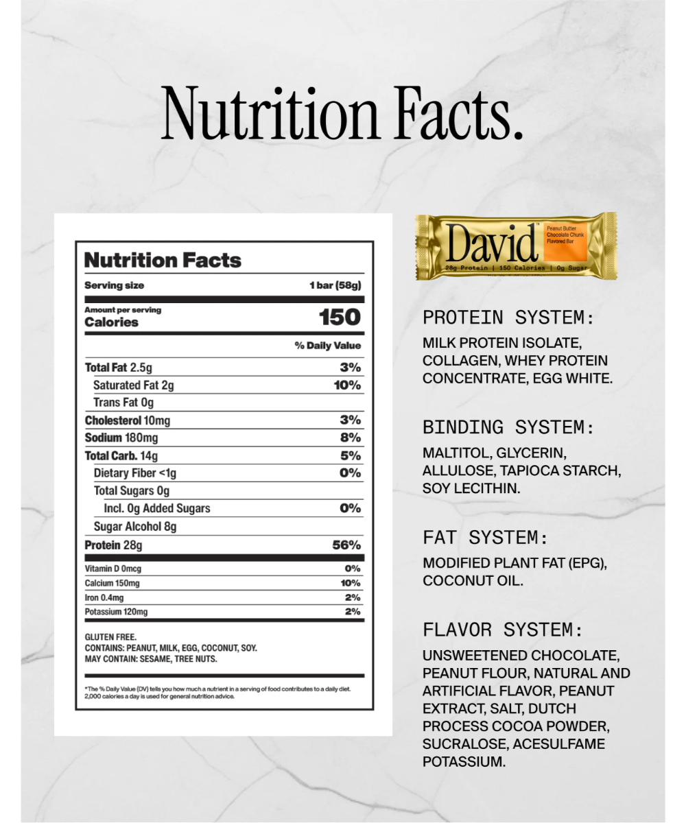 David Protein Bar Case/12