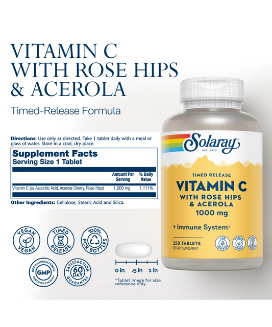 Vitamin C w/ Rose Hips 1000mg