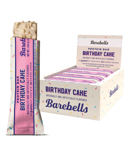 Barebell Protein Bar Birthday Cake