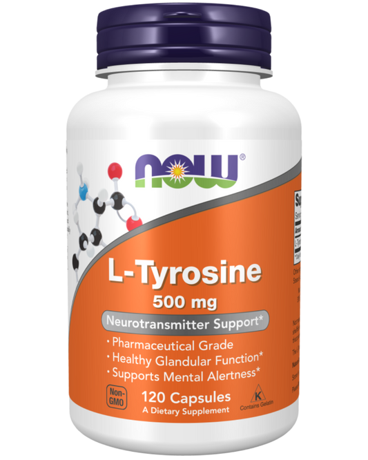 Now L-Tyrosine 500 mg 120 caps