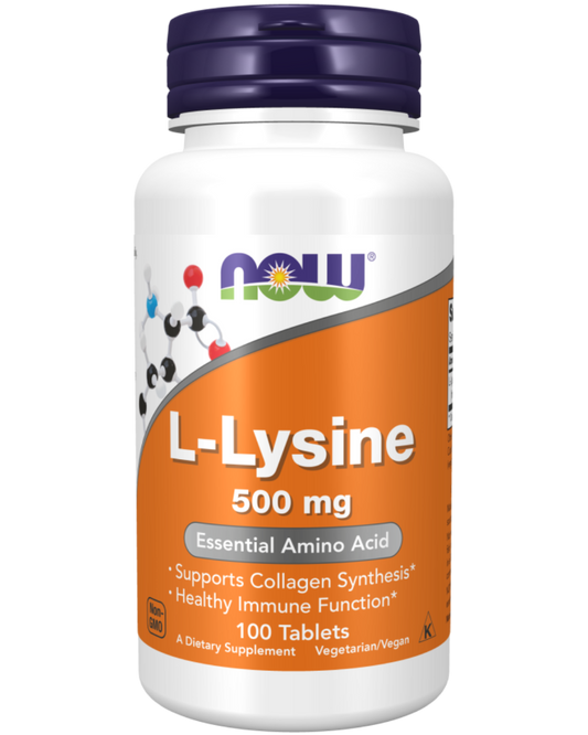 L-Lysine 500 mg tabs (NOW)