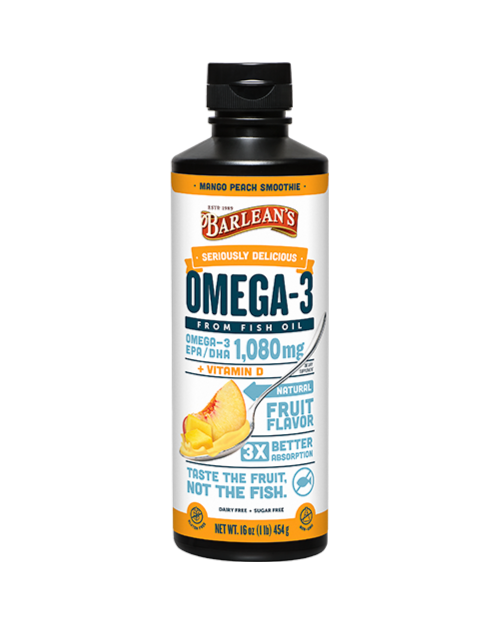 Omega Swirl Mango Peach Fish oil