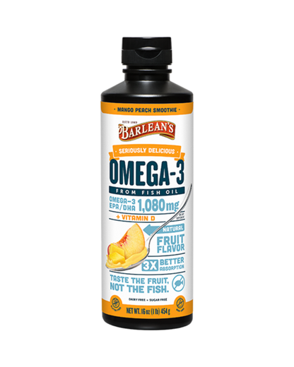 Omega Swirl Mango Peach Fish oil
