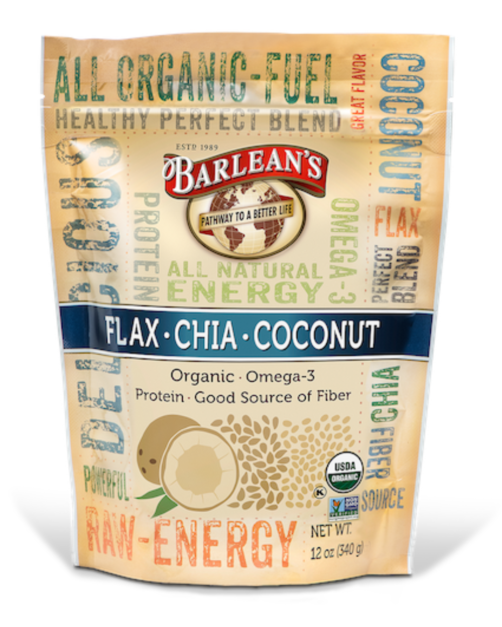 Barleans Org. flax/chia/coconut