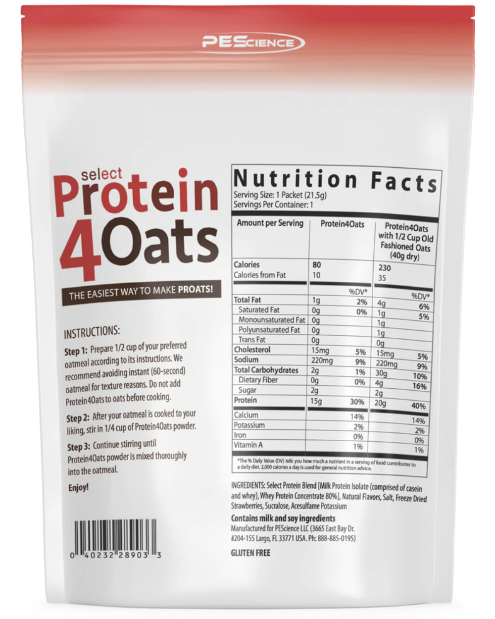Protein 4 oats