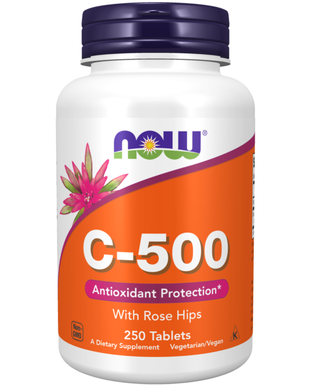 Now Vitamin C-500 W Rose Hips (0672)